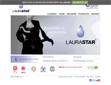 Tablet Screenshot of laurastarslovenia.com